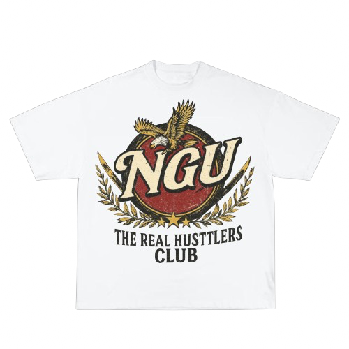 NGU real hustlers club V2 T-shirt