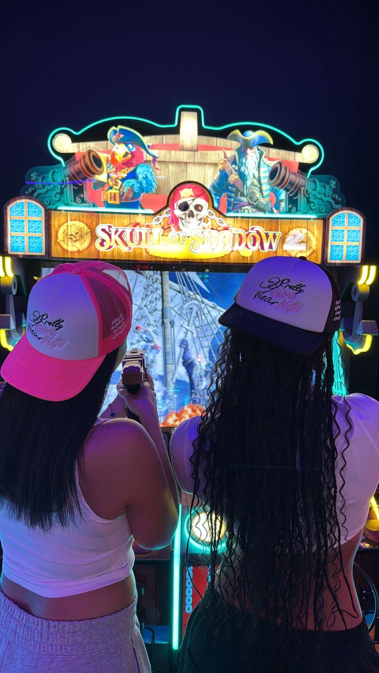 Pretty Girls Wear NGU trucker